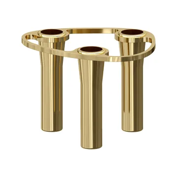 Lind Curve kombinerbar lysestage 24K guldbelagt - Triple - LIND DNA