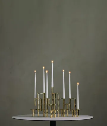 Lind Curve kombinerbar lysestage 24K guldbelagt - Triple - LIND DNA