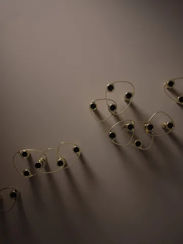 Lind Curve kombinerbar lysestage 24K guldbelagt - Triple - LIND DNA
