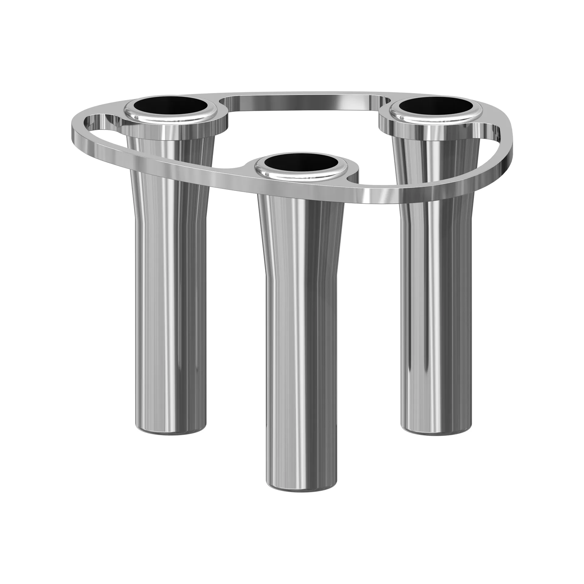 Lind Curve kombinerbar lysestage krom, Triple LIND DNA