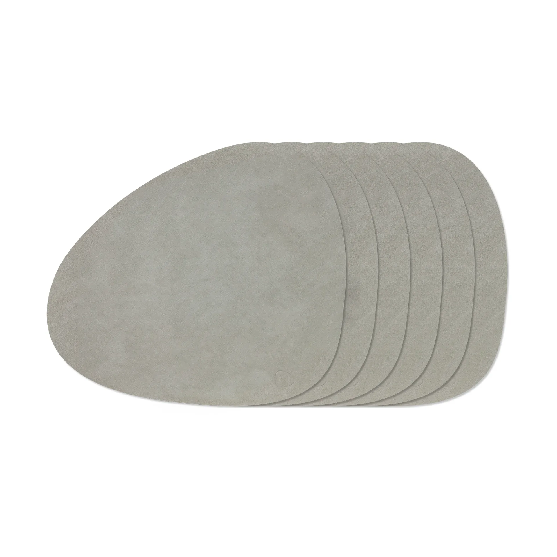 Nupo Curve bordsklædesæt, Light Grey, 6-pak LIND DNA