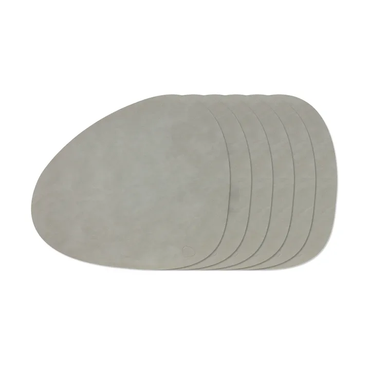 Nupo Curve dækkesæt - Light Grey, 6-pak - LIND DNA