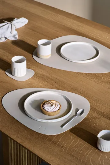 Nupo Curve dækkesæt - Oyster White, 6-pak, 44x37 cm - LIND DNA