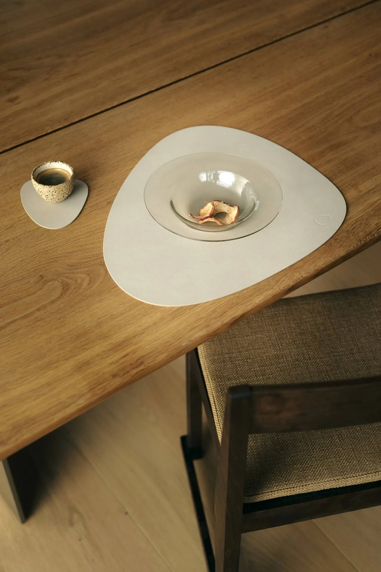 Nupo Curve dækkesæt, Oyster White, 6-pak, 44x37 cm LIND DNA
