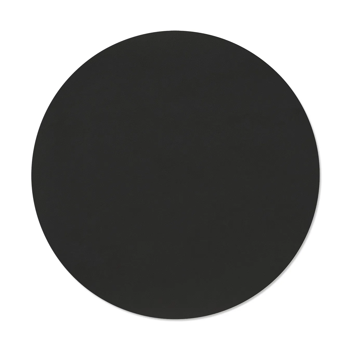 Nupo dækkeserviet, Black ink, circle, L, Ø38 cm LIND DNA