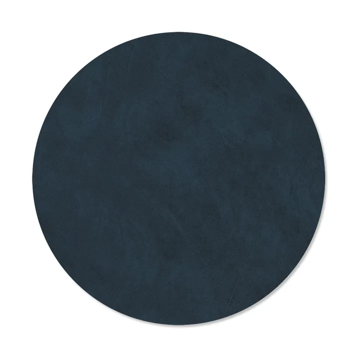 Nupo dækkeserviet circle M - Midnight blue, Ø30 cm - LIND DNA