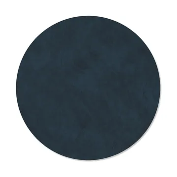 Nupo dækkeserviet circle vendbar M 1 stk. - Midnight blue/Petrol, Ø30 cm - LIND DNA
