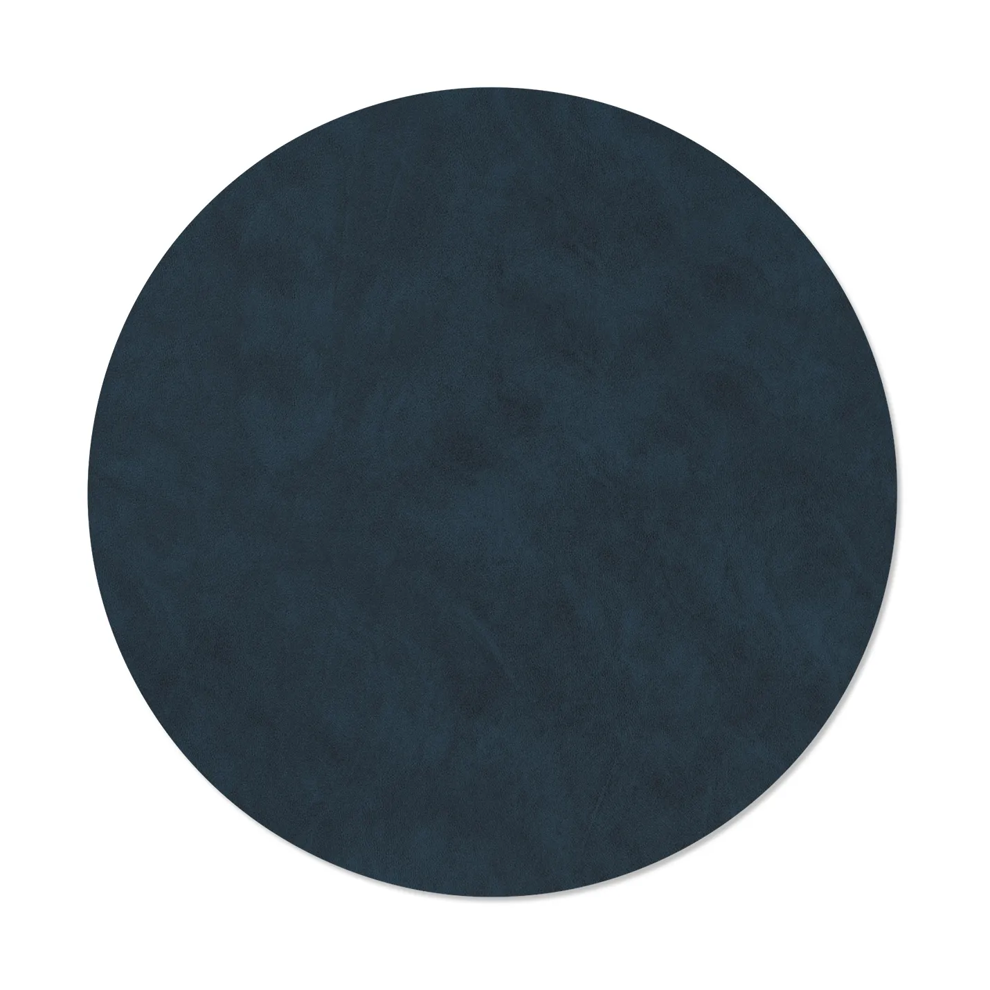 Nupo dækkeserviet circle vendbar XL 1 stk., Midnight blue/Petrol, Ø40 cm LIND DNA