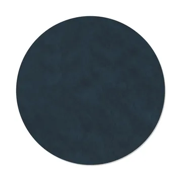 Nupo dækkeserviet circle vendbar XL 1 stk. - Midnight blue/Petrol, Ø40 cm - LIND DNA