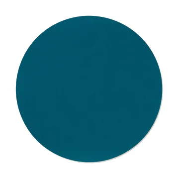 Nupo dækkeserviet circle vendbar XL 1 stk. - Midnight blue/Petrol, Ø40 cm - LIND DNA