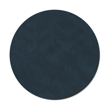 Nupo dækkeserviet circle XL - Midnight blue, Ø40 cm - LIND DNA