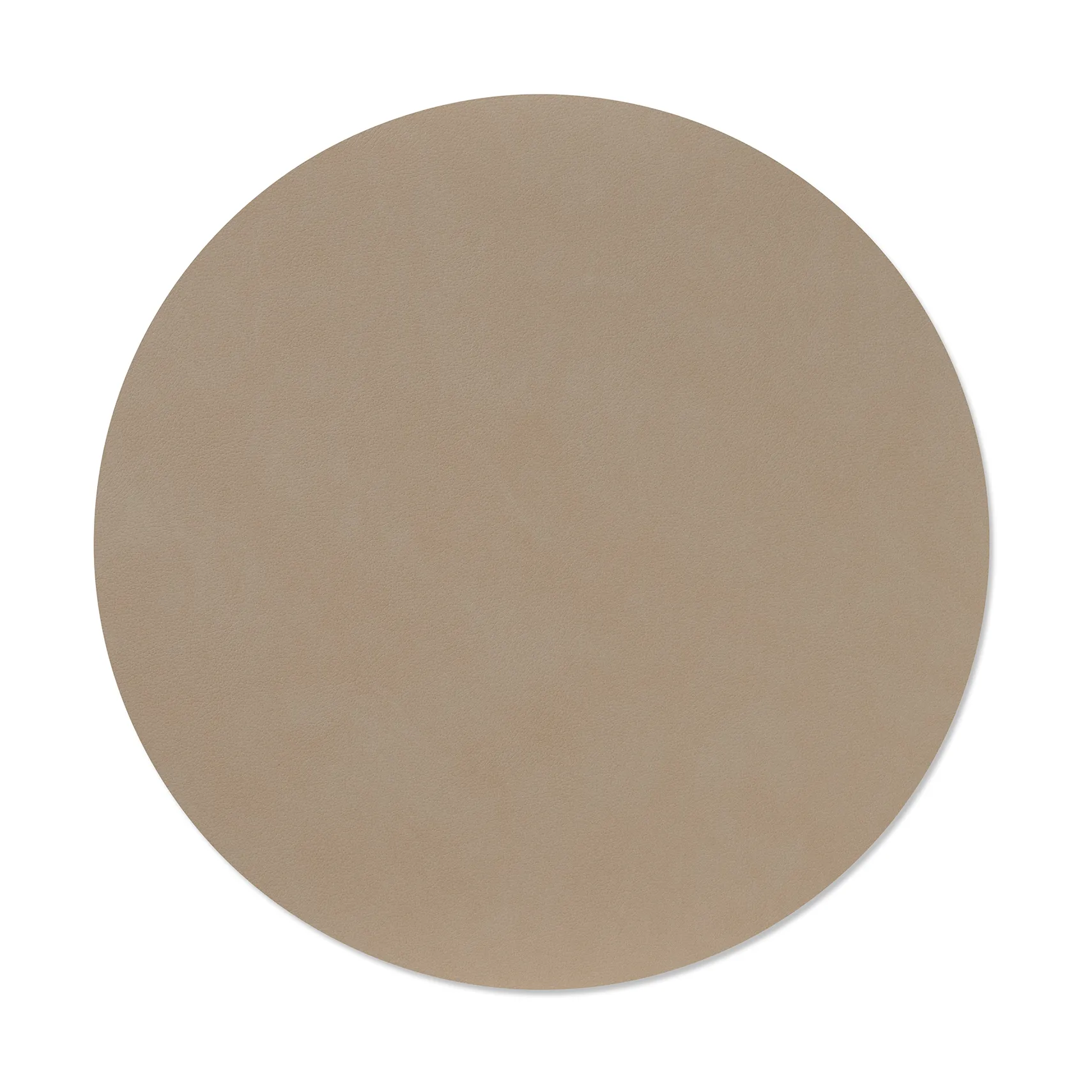 Nupo dækkeserviet, Clay brown, circle, L, Ø38 cm LIND DNA