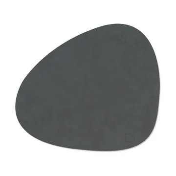Nupo dækkeserviet curve L - Antracitgrå, 44x37 cm - LIND DNA
