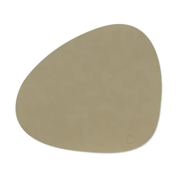 Nupo dækkeserviet curve L - Herbal dust, 44x37 cm - LIND DNA