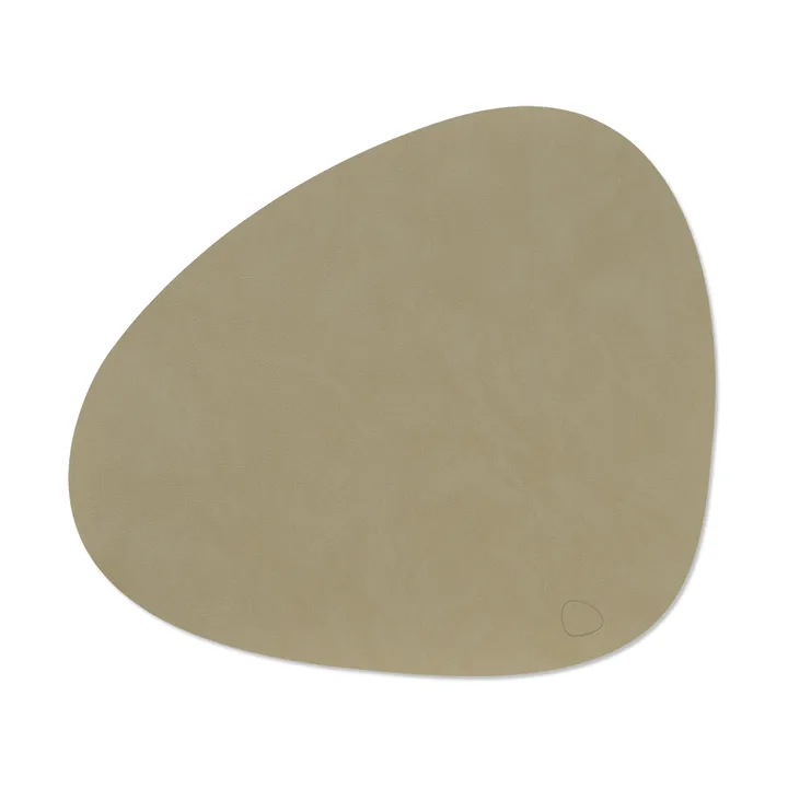 Nupo dækkeserviet curve L - Herbal dust, 44x37 cm - LIND DNA