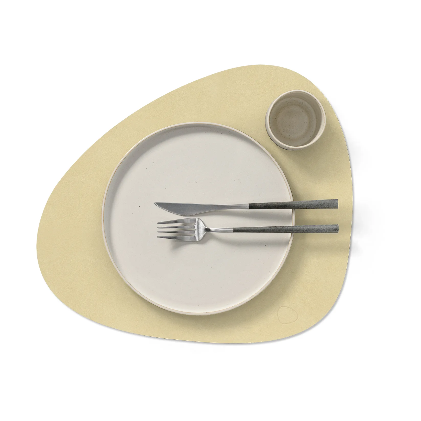 Nupo dækkeserviet curve L, Lemon sorbet, 44x37 cm LIND DNA