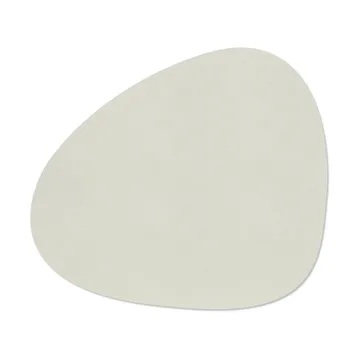 Nupo dækkeserviet curve L - Linen, 44x37 cm - LIND DNA