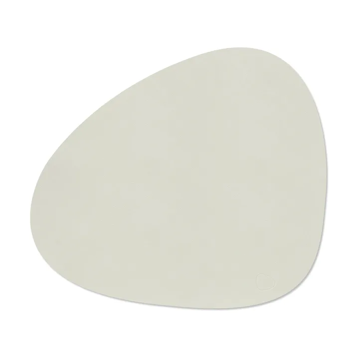 Nupo dækkeserviet curve L - Linen, 44x37 cm - LIND DNA