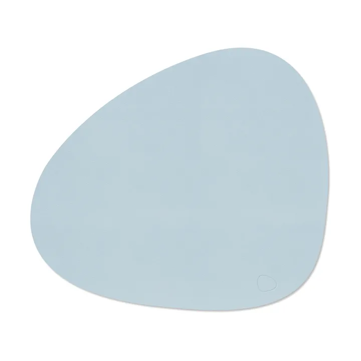 Nupo dækkeserviet curve L - Soft sky, 44x37 cm - LIND DNA