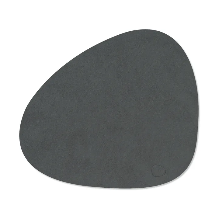 Nupo dækkeserviet curve M - Anthracite, 35x31 cm - LIND DNA
