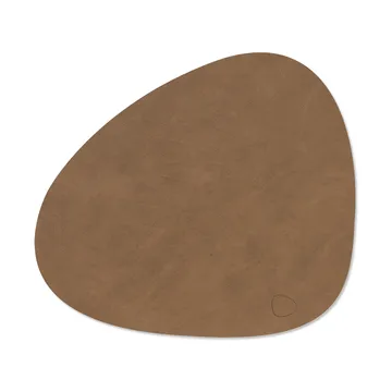 Nupo dækkeserviet curve M - Brown, 35x31 cm - LIND DNA