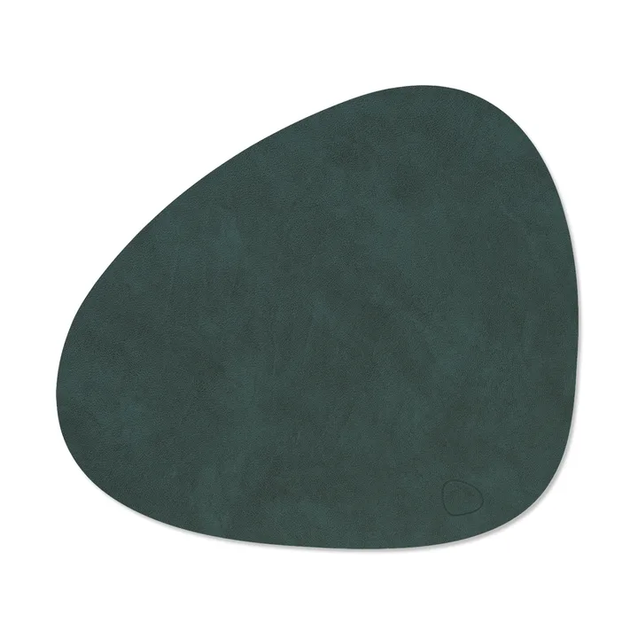 Nupo dækkeserviet curve M - Dark green, 35x31 cm - LIND DNA