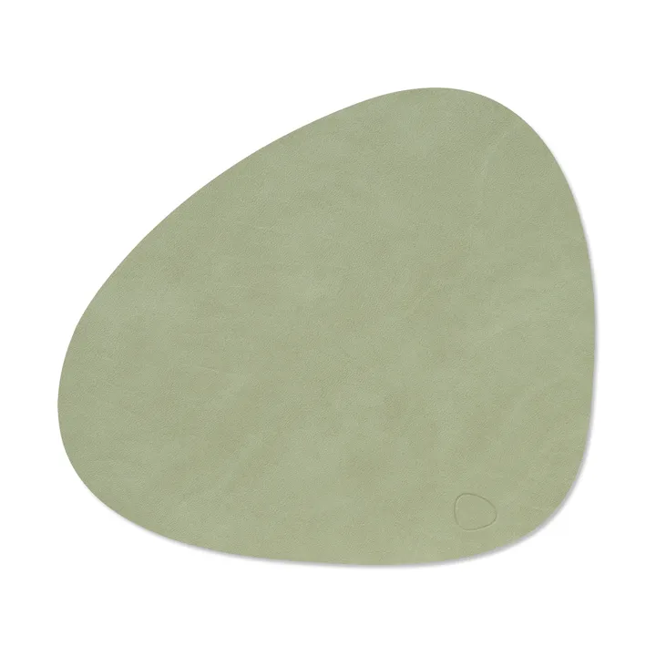 Nupo dækkeserviet curve M - Olive green, 35x31 cm - LIND DNA