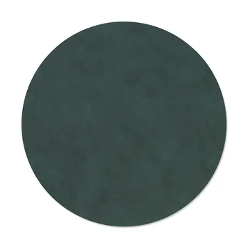 Nupo dækkeserviet - Dark green, circle, L - LIND DNA
