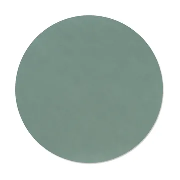 Nupo dækkeserviet - Pastel green, circle, L, Ø38 cm - LIND DNA