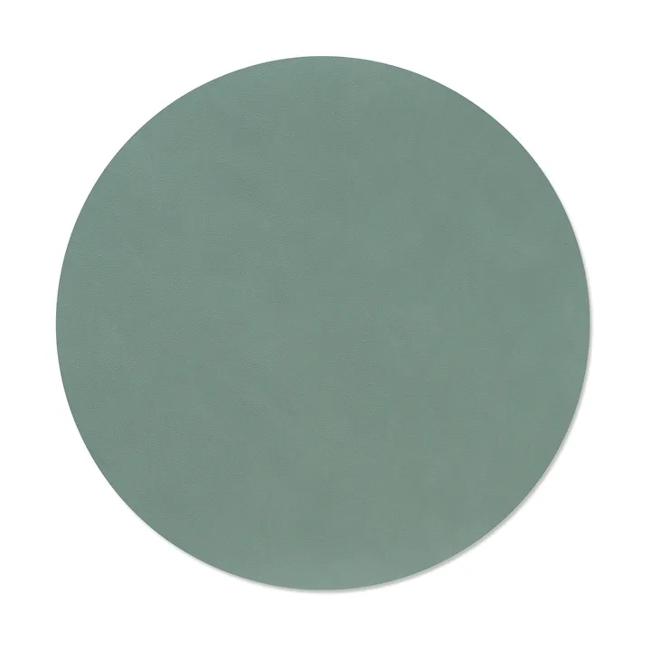 Nupo dækkeserviet - Pastel green, circle, L, Ø38 cm - LIND DNA
