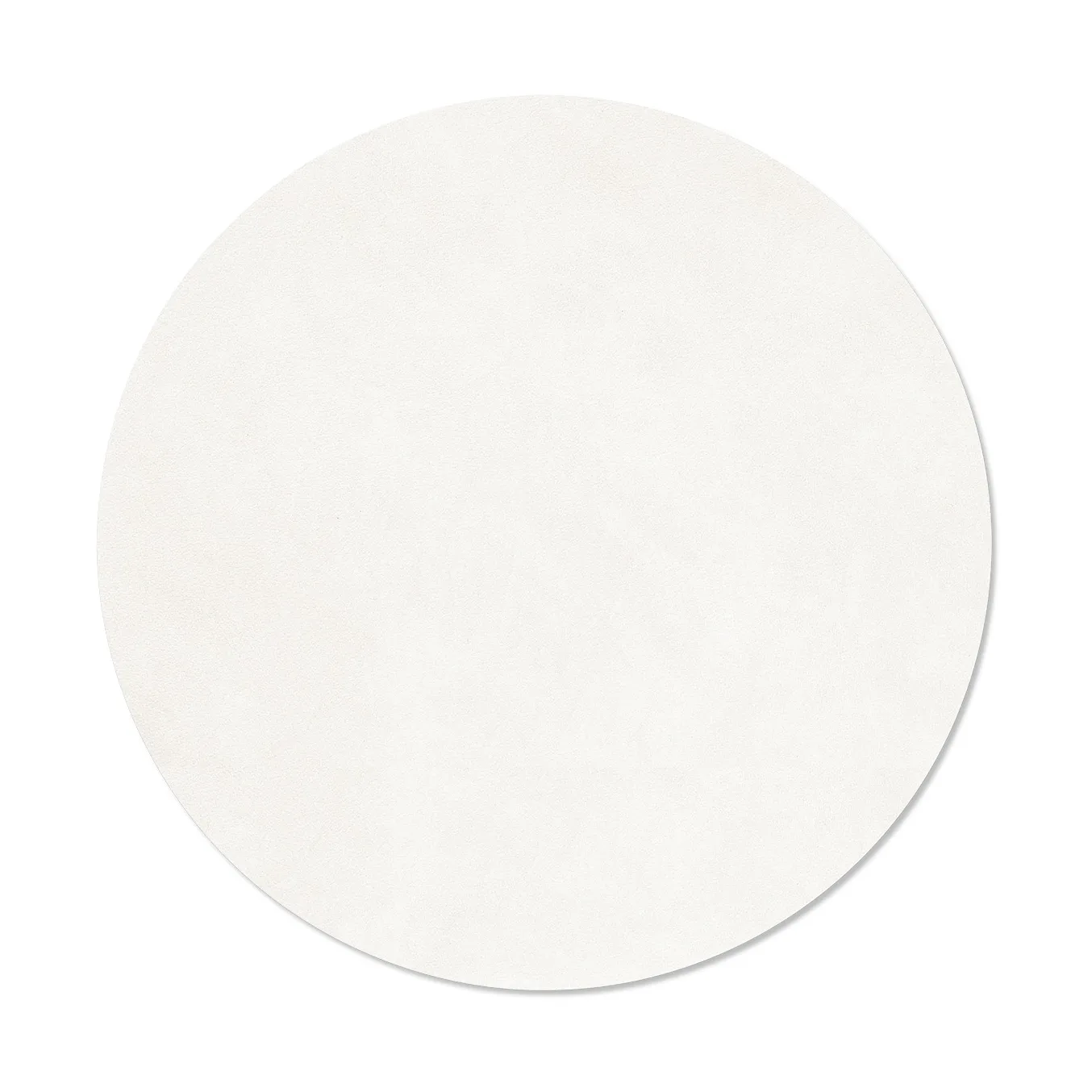 Nupo dækkeserviet, Pure white, circle, L, Ø38 cm LIND DNA