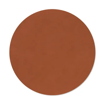 Nupo dækkeserviet - Rust, circle, L, Ø38 cm - LIND DNA