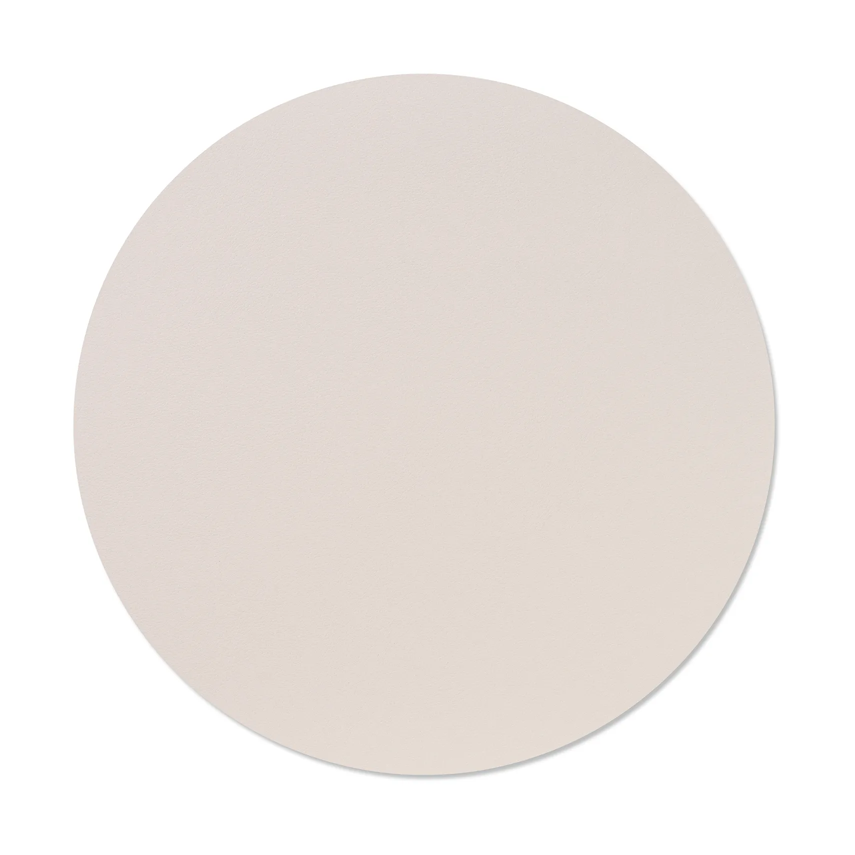 Nupo dækkeserviet, Soft nude, circle, L, Ø38 cm LIND DNA