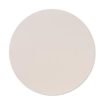 Nupo dækkeserviet - Soft nude, circle, L, Ø38 cm - LIND DNA