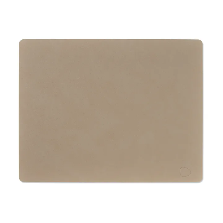 Nupo dækkeserviet square L - Clay brown, 45x35 cm - LIND DNA