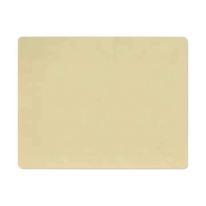 Nupo dækkeserviet square L - Lemon sorbet, 45x35 cm - LIND DNA