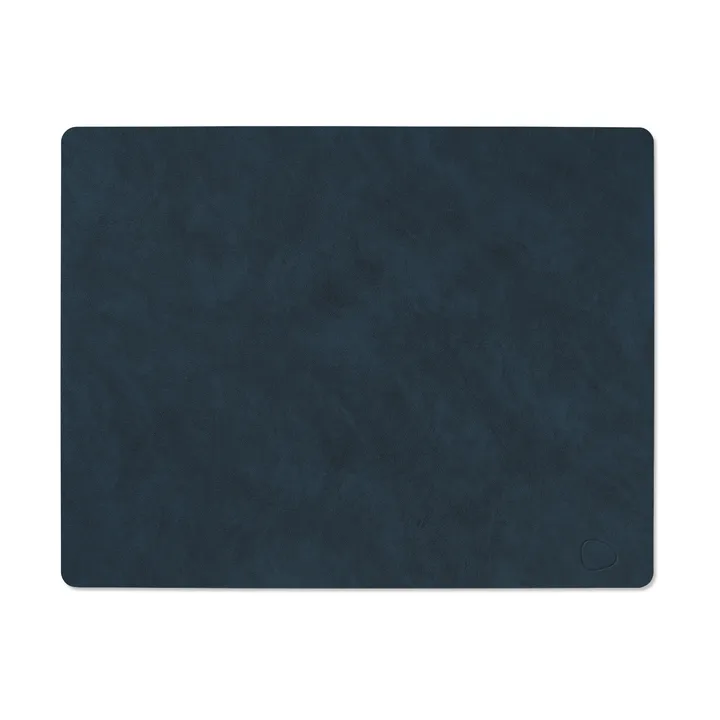 Nupo dækkeserviet square L - Midnight blue, 45x35 cm - LIND DNA