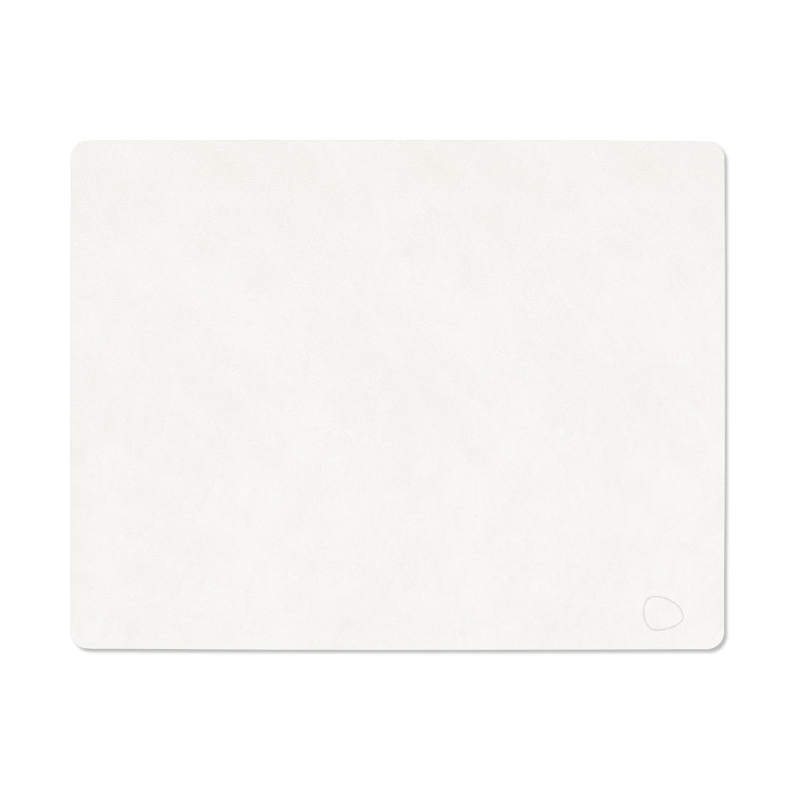 Nupo dækkeserviet square L, Pure white, 45x35 cm LIND DNA