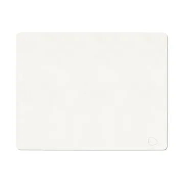 Nupo dækkeserviet square L - Pure white, 45x35 cm - LIND DNA