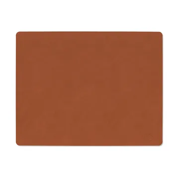 Nupo dækkeserviet square L - Rust, 45x35 cm - LIND DNA