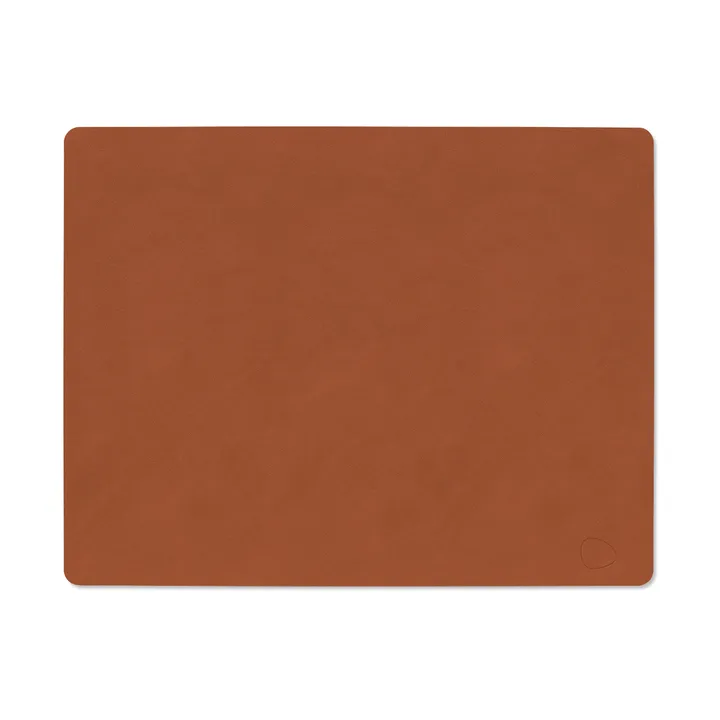 Nupo dækkeserviet square L - Rust, 45x35 cm - LIND DNA
