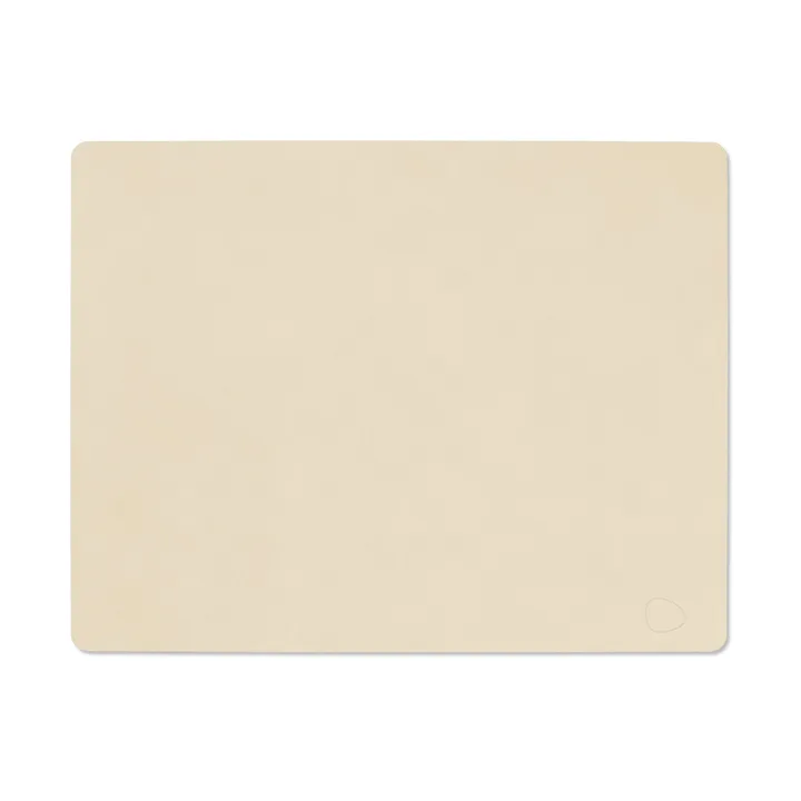 Nupo dækkeserviet square L - Vanilla, 45x35 cm - LIND DNA