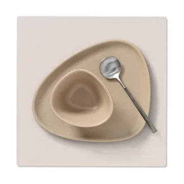 Nupo dækkeserviet square S - Soft nude, 28x28 cm - LIND DNA
