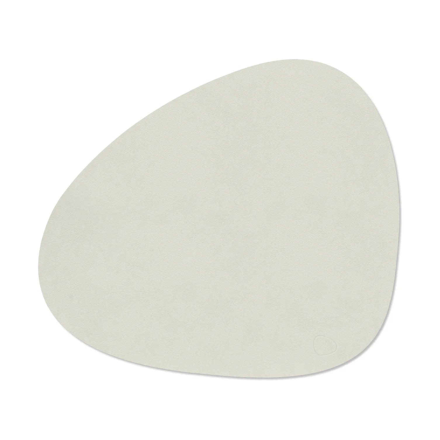 Nupo dækkeserviet vendbar curve L 1 stk., Linen-Flint Grey, 44x37 cm LIND DNA