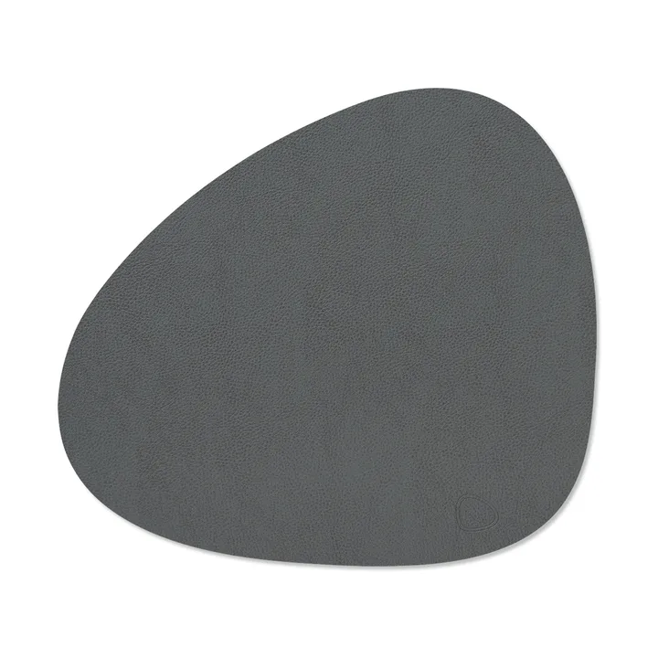 Serene dækkeserviet curve M - Anthracite, 35x31 cm - LIND DNA
