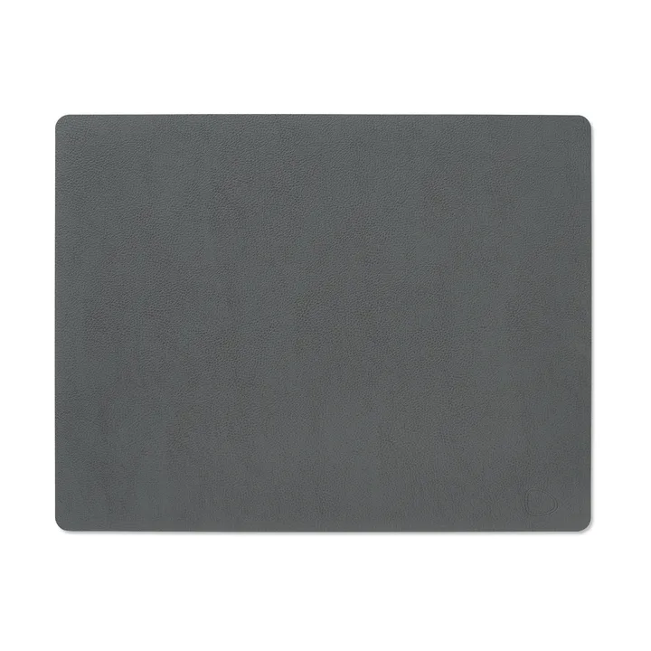Serene dækkeserviet square L 35x45 cm - Anthracite, 35x45 cm - LIND DNA
