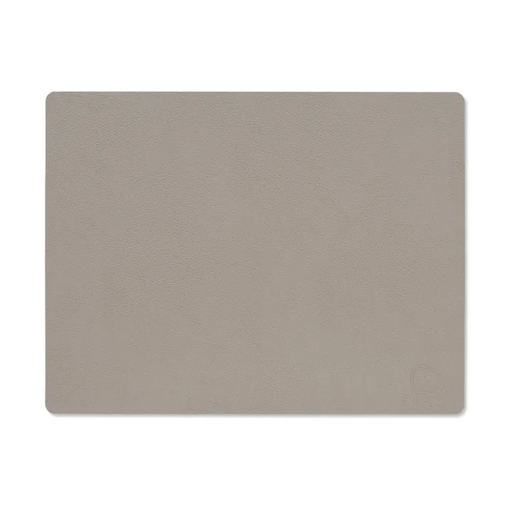 Serene dækkeserviet square M 26,5x34,5 cm - Ash, 26,5x34,5 cm - LIND DNA