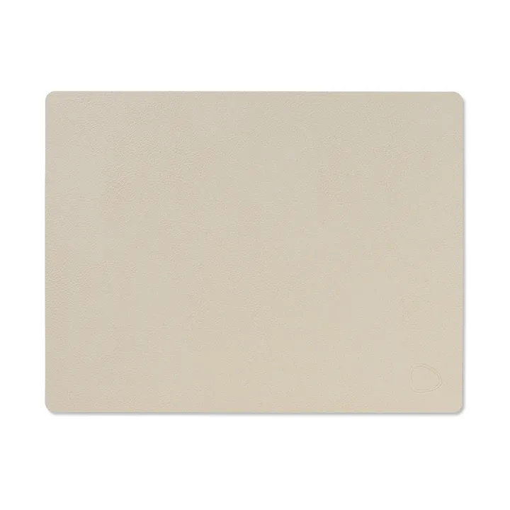 Serene dækkeserviet square M 26,5x34,5 cm - Cream, 26,5x34,5 cm - LIND DNA