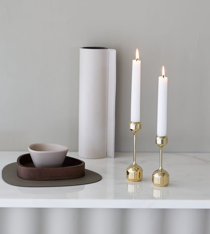 Silhouette lysestage 2-pak, Guld LIND DNA