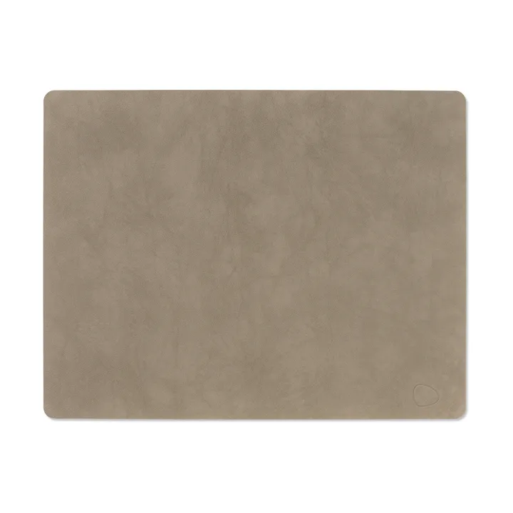 Square Nupo dækkeserviet 35x45 cm - nomad grey, 45x35 cm - LIND DNA